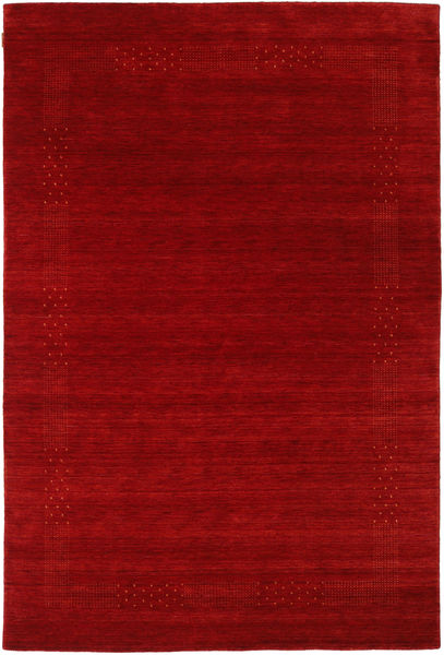  190X290 Egyszínű Loribaf Loom Fine Beta Szőnyeg - Piros Gyapjú, 
