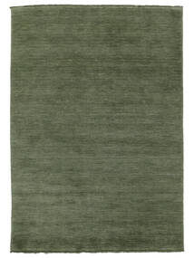  Handloom Fringes - Erdőzöld Szőnyeg 200X300 Modern Olívazöld/Sötétzöld (Gyapjú, India)