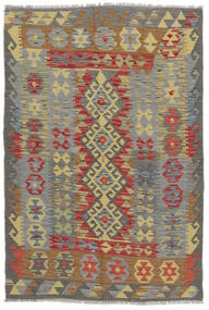  Kilim Afgán Old Style Szőnyeg 100X150 Keleti Kézi Szövésű Sötétbarna/Sötétszürke (Gyapjú, Afganisztán)