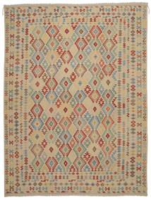  Kilim Afgán Old Style Szőnyeg 296X399 Keleti Kézi Szövésű Sötétbarna/Barna/Bézs Nagy (Gyapjú, Afganisztán)