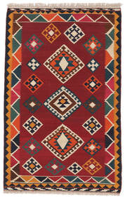  Kilim Vintage Szőnyeg 125X203 Keleti Kézi Szövésű Sötétpiros/Fekete (Gyapjú, Perzsia/Irán
)
