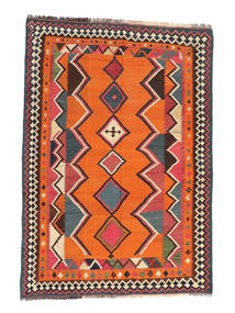  145X209 Kilim Vintage Szőnyeg Kézi Szövésű Szőnyeg Piros/Fekete Perzsia/Irán
 